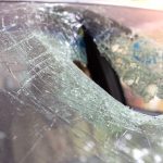 broken windscreen - glass replacement