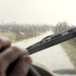 car windscreen replacement - Driving through the rain and storm